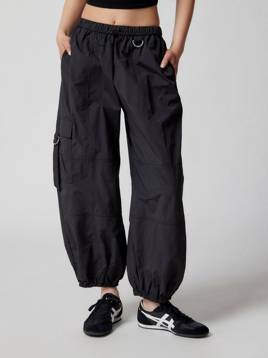Urban Outfitters Pants - UO Jana Black Nylon Balloon
Cargo Pant. Size XXS.